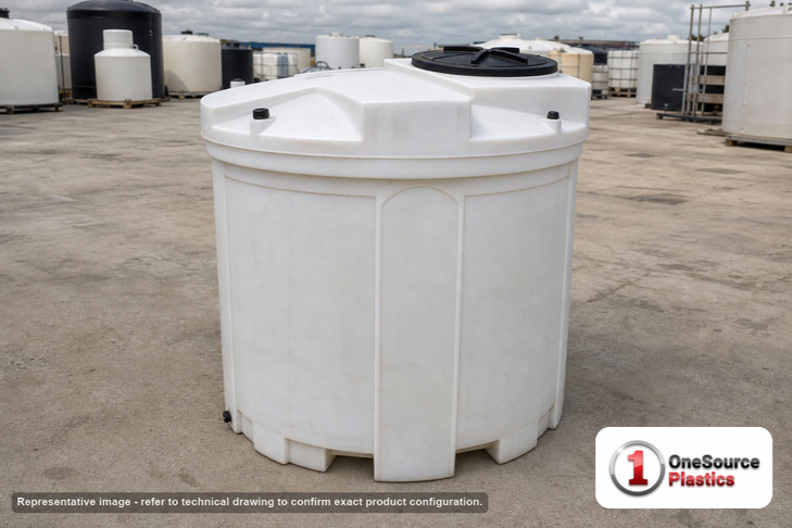 Snyder Industries 360 Gallon HDLPE Double Wall Containment Tank Opaque Resin -. 360 gallon capacity; High Density Linear