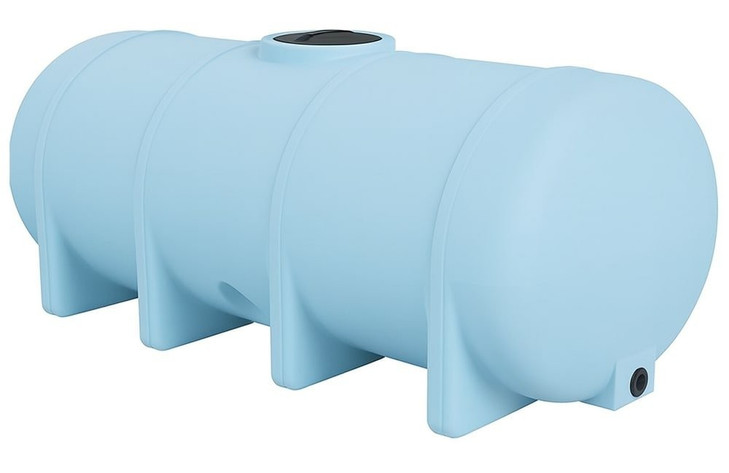 Norwesco 4035 Gallon HDPE Horizontal Elliptical Leg Tank in Blue