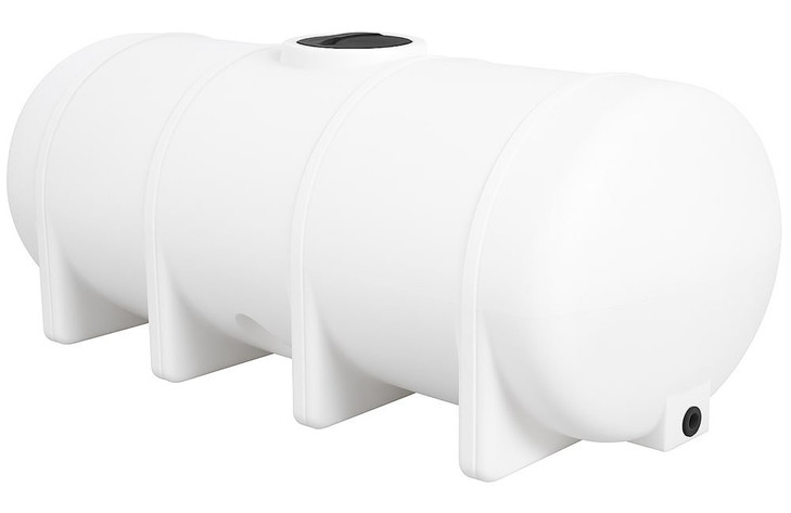 Norwesco 4035 Gallon Horizontal Elliptical Leg Tank in White