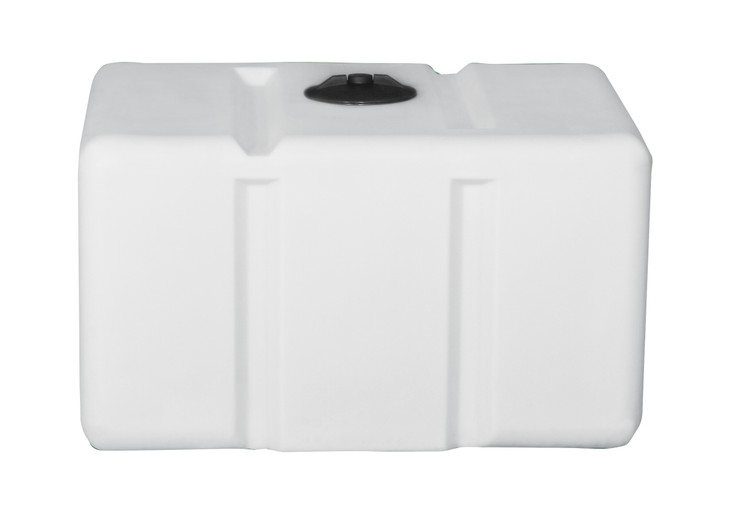Norwesco 50 Gallon Plastic Portable Loaf Utility Tank in White