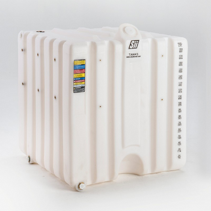 Snyder Industries 180 Gallon Cubetainer Tank with Brass Dipense Fitting