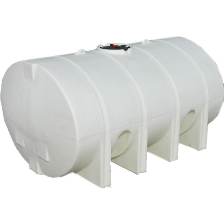 Snyder Industries 3400 Gallon Plastic Horizontal Leg Tank with Securing Hoops