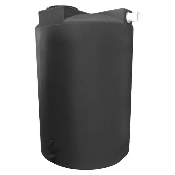Bushman 1150 Gallon Black Rainwater Collection Tank