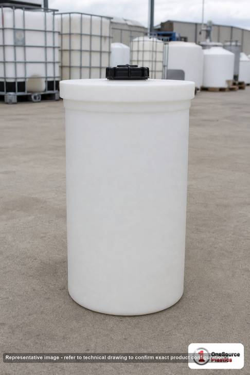 Snyder Industries 35 Gallon HDPE Vertical Liquid Storage Tank with ASTM Certification. 35 gallon capacity; Polyethylene