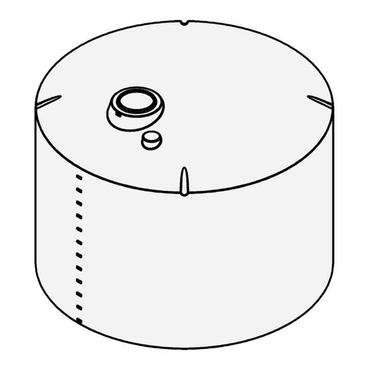 Snyder Industries 7500 Gallon HDPE Vertical Liquid Storage Tank with ASTM Certification