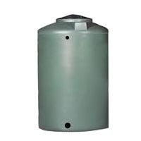 Chem-Tainer 200 Gallon Plastic Vertical Liquid Storage Tank in Green