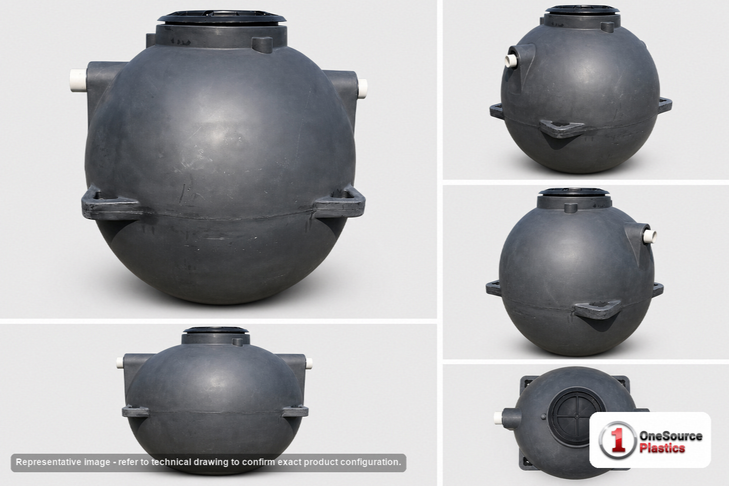 Snyder Industries 500 Gallon Snyder Septic Pump Tank