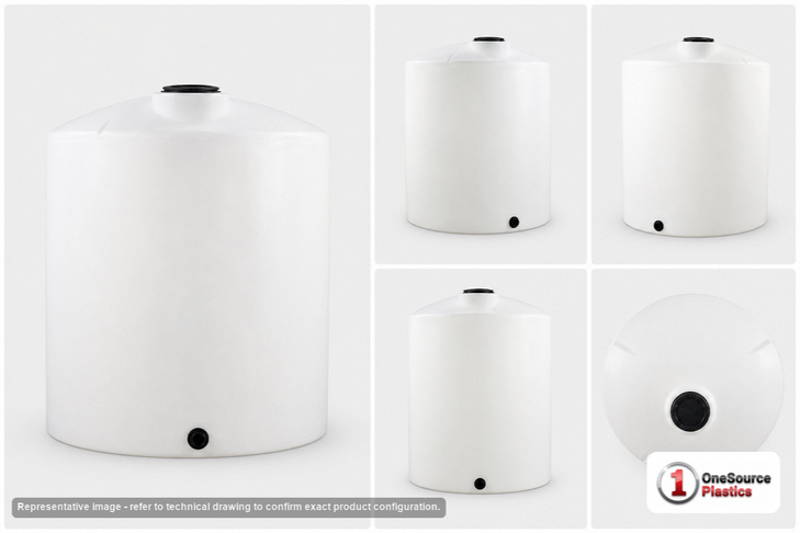 Snyder Industries 6500 Gallon Plastic Vertical Liquid Storage Tank