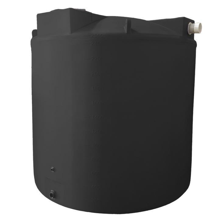 Bushman 2500 Gallon Black Rainwater Collection Tank
