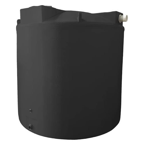 Bushman 2500 Gallon Black Rainwater Collection Tank