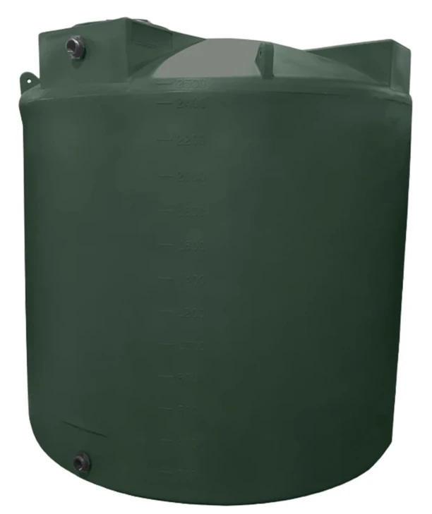 Bushman 2500 Gallon Dark Green Vertical Water Storage Tank