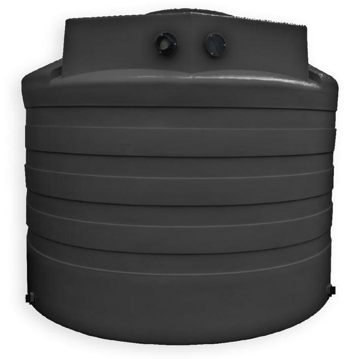 Bushman 2650 Gallon Black Vertical Water Storage Tank