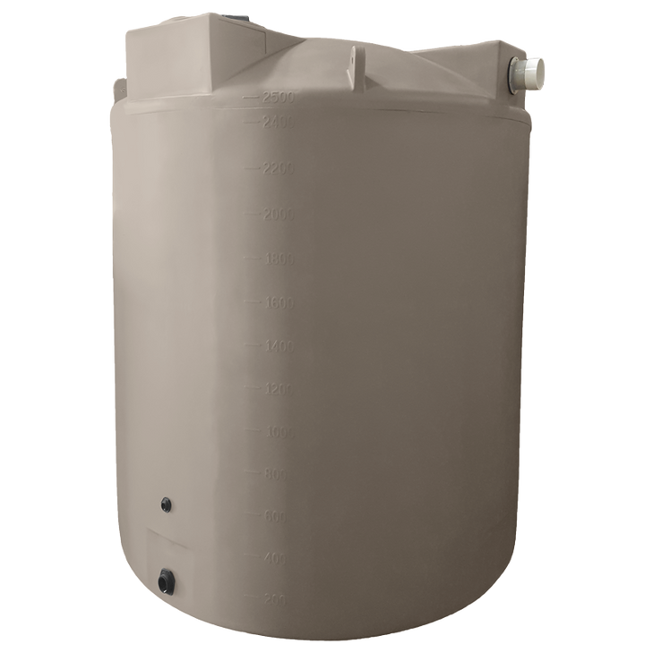 Bushman 3000 Gallon Mocha Rainwater Collection Storage Tank