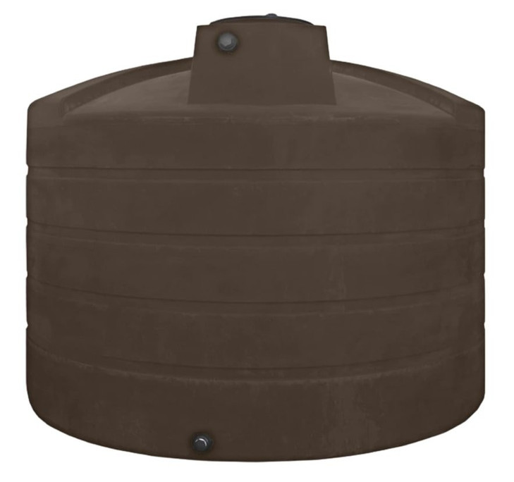 Bushman 5050 Gallon Dark Brown Vertical Water Storage Tank