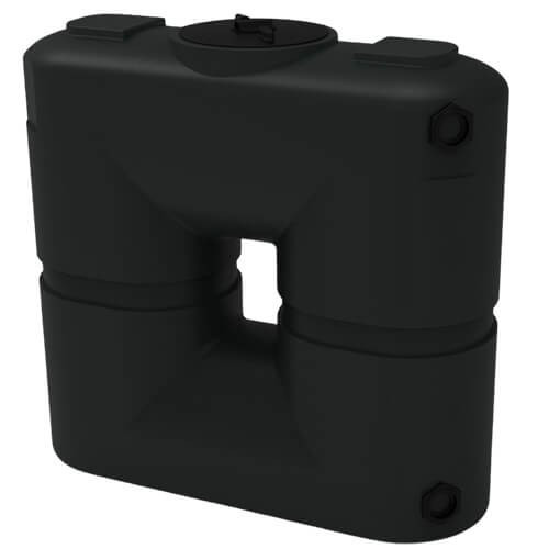 Bushman 130 Gallon Black Slimline Rainwater Storage Tank