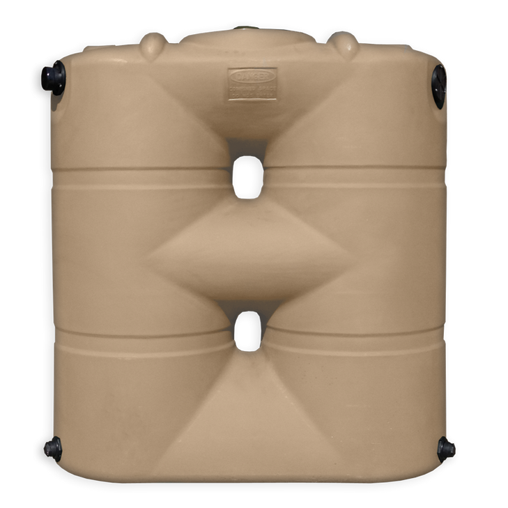 Bushman 265 Gallon Mocha Slimline Water Storage Tank