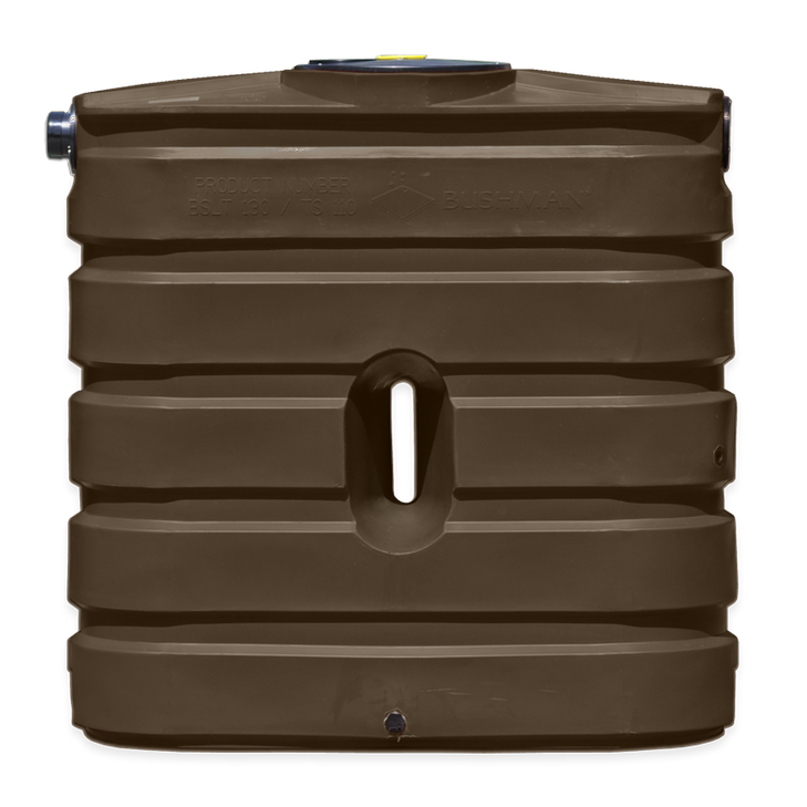 Bushman 130 Gallon Brown Slimline Rainwater Storage Tank