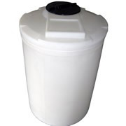 Chem-Tainer 120 Gallon Plastic Vertical Double Wall Liquid Chemical Storage Tank