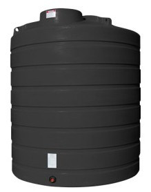Enduraplas 2500 Gallon Plastic Vertical Liquid Storage Tank in Faint Green