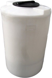 Chem-Tainer 350 Gallon Plastic Vertical Double Wall Liquid Chemical Storage Tank