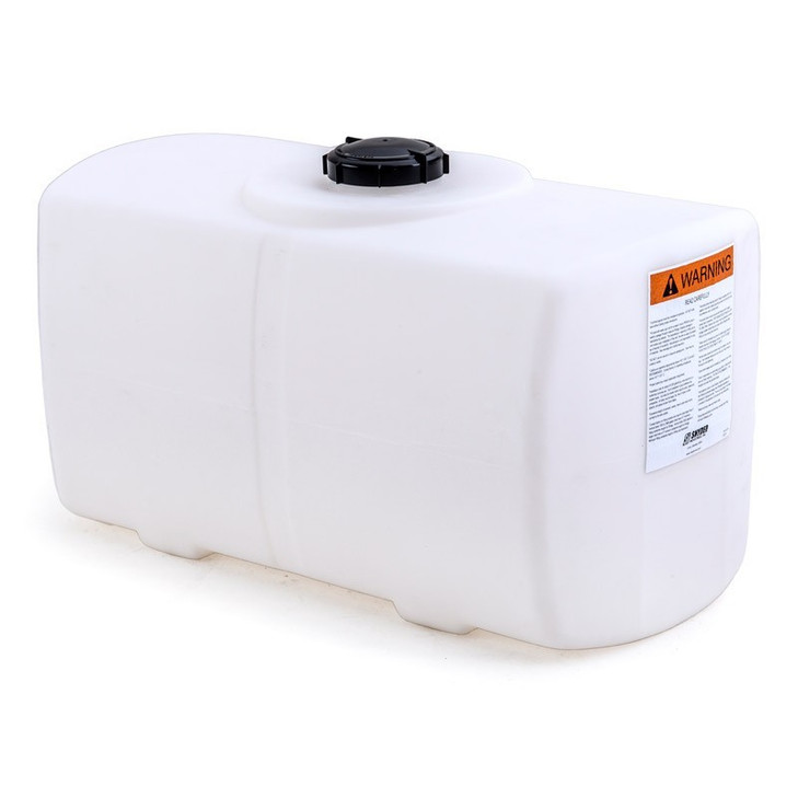 Snyder Industries 50 Gallon Plastic Pest Control Operator Tank with Lid in White