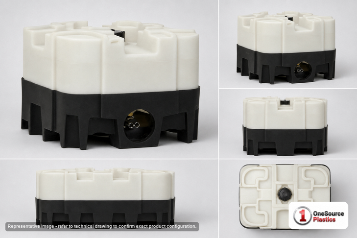 Snyder Industries 120 Gallon HDPE Stackable IBC Tote Tank