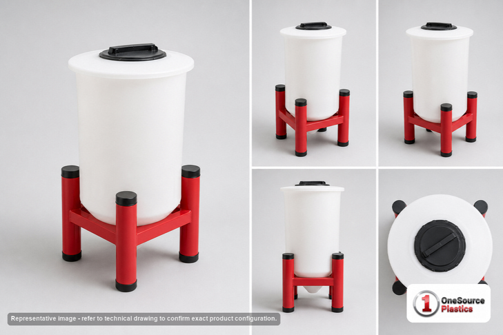 Snyder Industries 275 Gallon 15 Degree Plastic Cone Bottom Tank