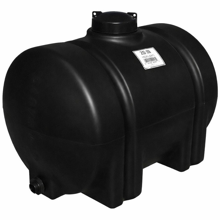 Norwesco 35 Gallon Black Horizontal Leg Tank