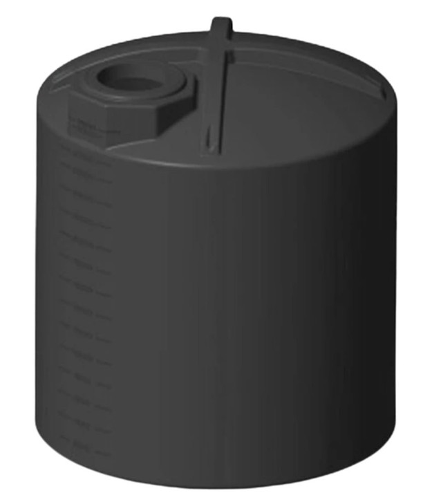 Bushman 3000 Gallon Black Vertical Water Storage Tank