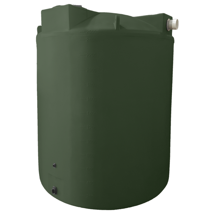 Bushman 3000 Gallon Green Vertical Water Storage Tank