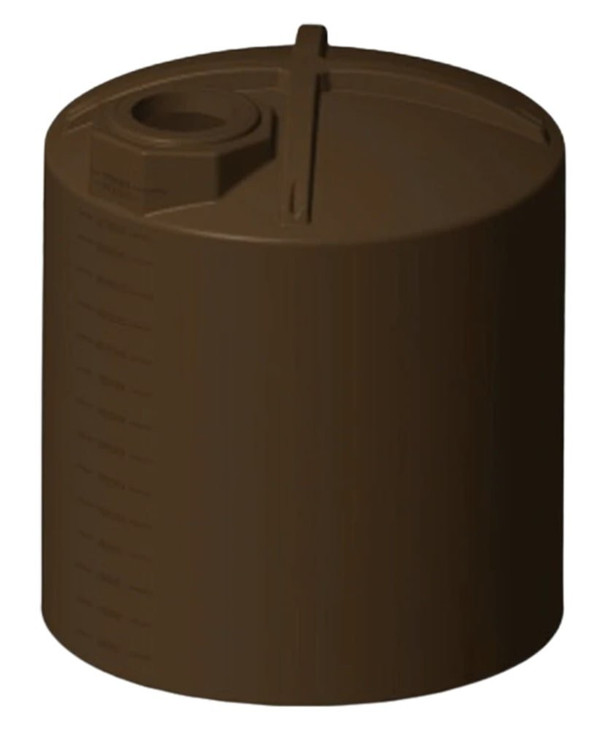 Bushman 3000 Gallon Dark Brown Vertical Water Storage Tank