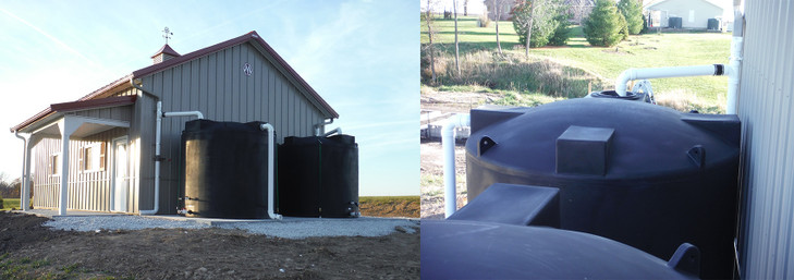 Bushman 2500 Gallon Dark Brown Rainwater Collection Tank