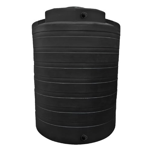 Bushman 4050 Gallon Black Rainwater Collection Storage Tank