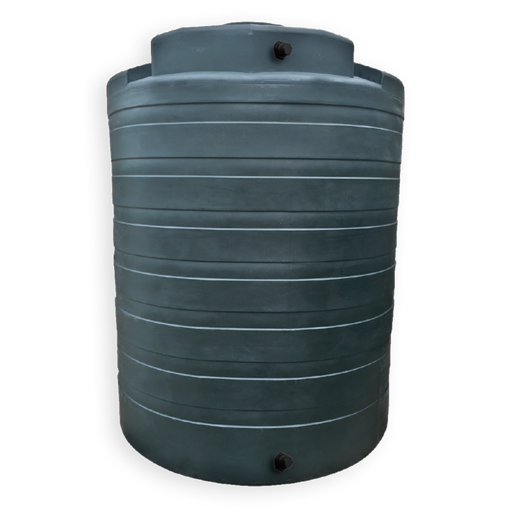 Bushman 4050 Gallon Green Rainwater Collection Storage Tank