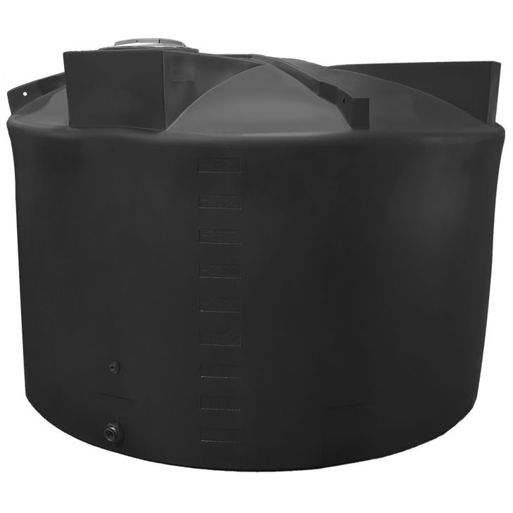 Bushman 5000 Gallon Black Rainwater Collection Tank
