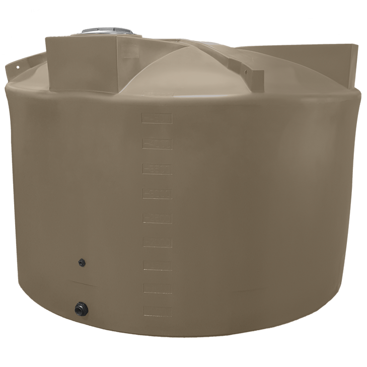 Bushman 5000 Gallon Dark Green Rainwater Collection Tank