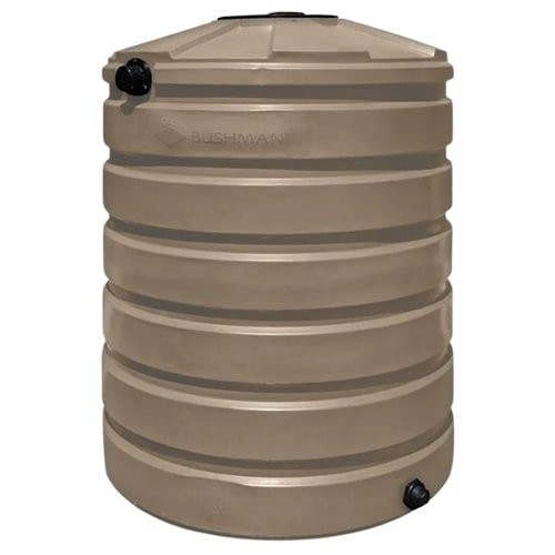 Bushman 330 Gallon Mocha Rainwater Collection Storage Tank