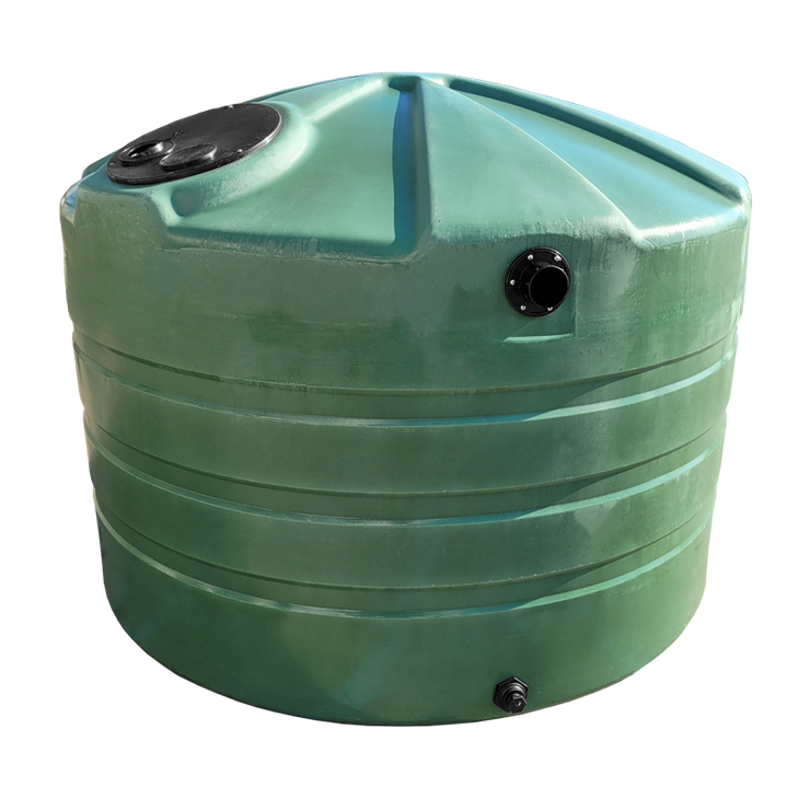 Bushman 730 Gallon Dark Brown Rainwater Collection Storage Tank
