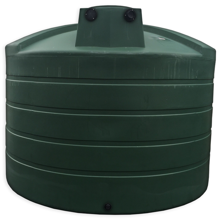 Bushman 5050 Gallon Dark Brown Rainwater Collection Storage Tank