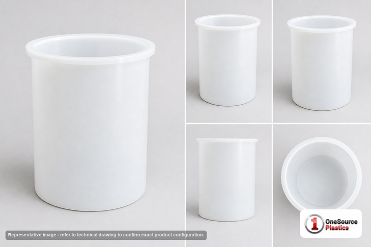 Chem-Tainer 550 Gallon Plastic Open Top Batch Storage Tank