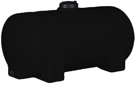 Norwesco 65 Gallon Black Horizontal Leg Tank