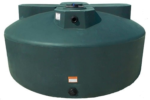Norwesco 600 Gallon Dark Green Vertical Water Storage Tank