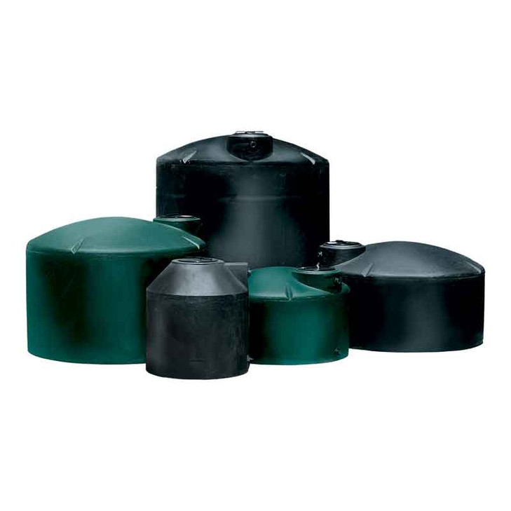 Snyder Industries 1100 Gallon Black Vertical Water Storage Tank