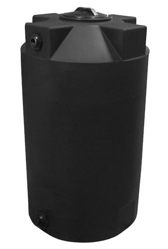 Bushman 200 Gallon Black Vertical Water Storage Tank
