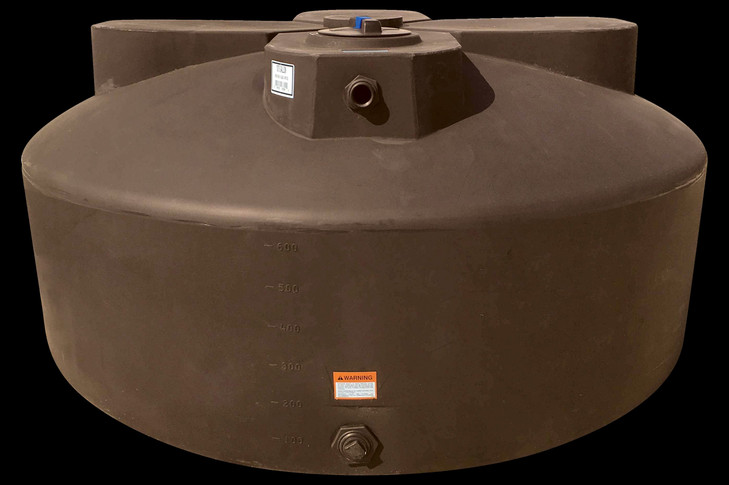 Norwesco 600 Gallon Dark Brown Vertical Water Storage Tank