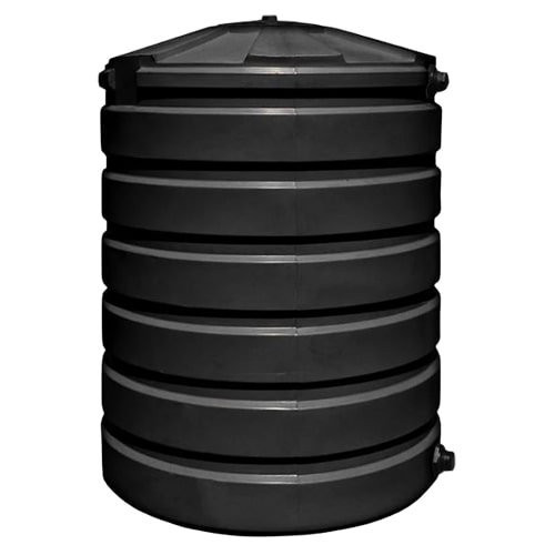 Bushman 330 Gallon Black Vertical Water Storage Tank