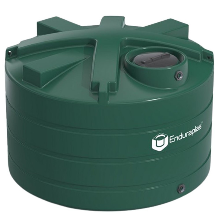 Enduraplas 1200 Gallon Dark Green Vertical Water Storage Tank
