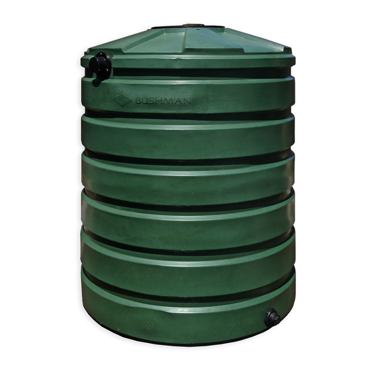 Bushman 330 Gallon Dark Green Vertical Water Storage Tank