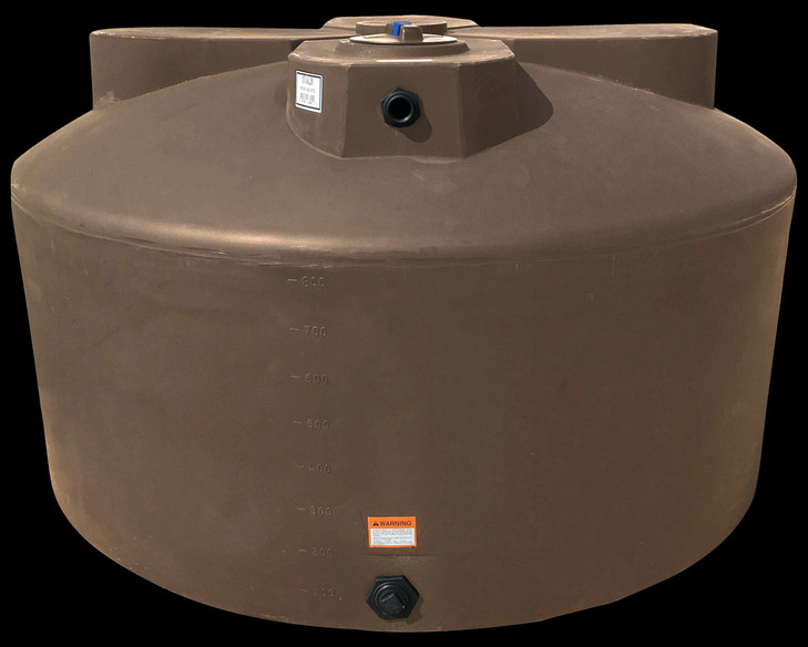 Norwesco 1075 Gallon Mocha Vertical Water Storage Tank