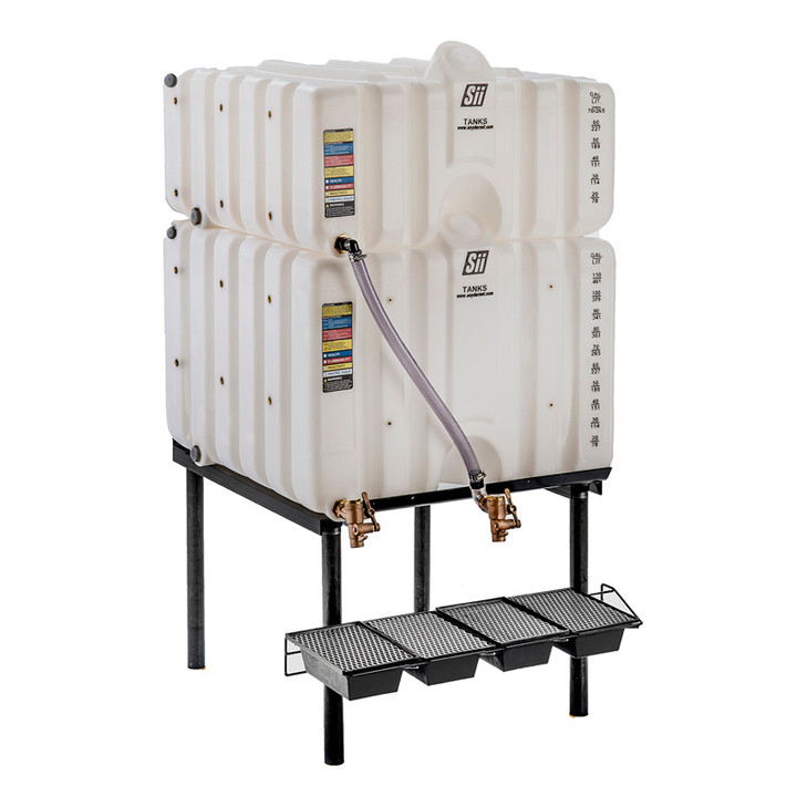 Snyder Industries 200 Gallon Open Top Tank with Loose Cover and Protective Wrap